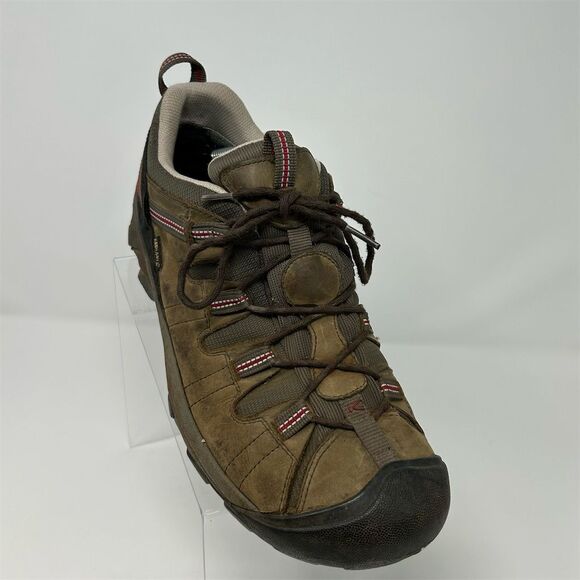 KEEN Targhee II Men's Waterproof Hiking Boots Brown Leather Size 13 Durable - Picture 3 of 15